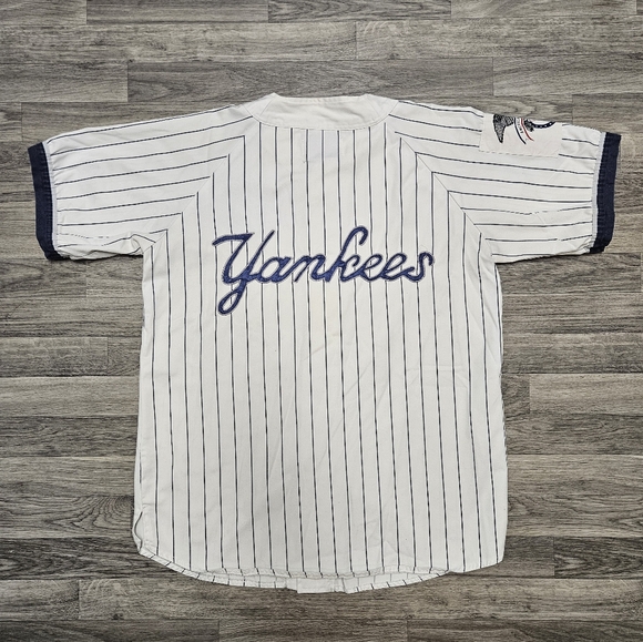 Vintage MLB New York Yankees Home Baseball American league Starter Jersey XL 90s - Picture 6 of 12